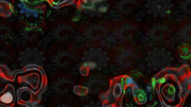 Tekrarlayan çiçek arkaplanı, zarif siyah ve gri çiçek duvar kağıdı. Siyah ve gri renkler üzerine çiçek desenli çizimler, el yapımı papatyalar, papatyalar..