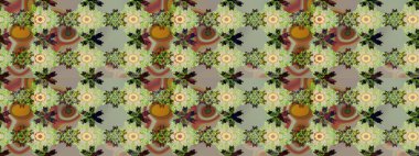 Tarafsız ve kahverengi renkte çiçekler. Bahar mevsimi. Tatil havası. Raster güzel bir çiçek deseni çizmiş. Nazik romantik baskı.