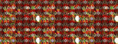 Eski usul küçük çiçekli şirin bir eskiz deseni. Kumaş, duvar kağıdı ve kağıt üzerine baskı yapmak için gelişen arka plan. Raster illüstrasyonu. Moda arka planında parlak buketler.