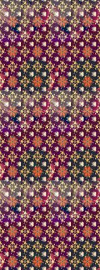 Kusursuz Tony kumaş deseni. Raster illüstrasyonu. Küçük çiçekteki sevimli çiçek deseni. Modaya uygun kumaş deseni.