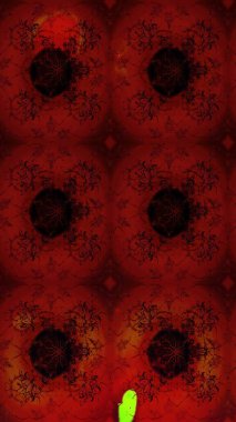 Bahar mevsimi. Tatil havası. Raster güzel bir çiçek deseni çizmiş. Kırmızı ve kahverengi renkte çiçekler. Nazik romantik baskı.