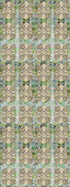 Çiçek desenli raster, nötr ve bej çizgili grafik desenli soyut raster arkaplan. Modern stil dokusu.