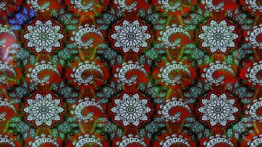 Gri ve kahverengi renkli çiçekler. Çiçekli karalama şeklinde Raster çiçek deseni. Yumuşak, bahar çiçekli arka plan.