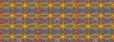 Çiçek deseni duvar kağıdı, desen dolguları ve web sayfası arka planı için kullanılabilir. Süslü zentangle çizim dokusu, soyut çiçeklerle süslenmiş. Şekillendirilmiş çiçekli çizim deseni.