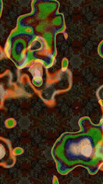 Yumuşak, bahar çiçekleri kahverengi ve gri renklerde. Yaprak ve çiçeklerin suluboya resimleri, kahverengi ve gri renkler üzerine çizimler. Raster illüstrasyonu.