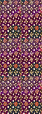 Sketch Colour Spring Theme eskiz kalıbı. Sevimli çiçek raster deseni. Düz Çiçek Elementleri Tasarımı. Mor ve kahverengi renkte çiçekler.