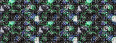 Moda arka planında parlak buketler. Kumaş, duvar kağıdı ve kağıt üzerine baskı yapmak için gelişen arka plan. Raster illüstrasyonu. Eski usul küçük çiçekli şirin bir eskiz deseni..