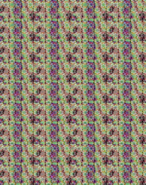 Raster illüstrasyonu. Tarafsız ve yeşil renklerde bahar çiçekleri. Raster çiçek desenli ve çiçekli..