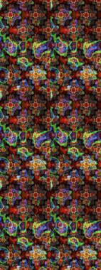 Raster deseni. Küçük çiçekte güzel bir çiçek deseni var. Çiçekli çiçek deseni, suluboya..