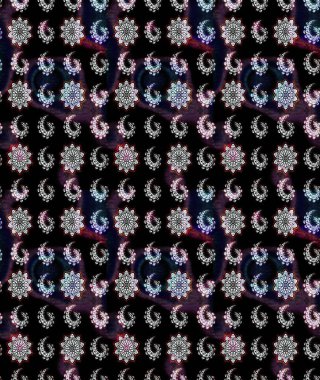Halk tarzı. Modern çiçek arkaplanı. Parlak renkli çiçekleri ve siyah ve gri renkli yaprakları olan harika bir çiçek deseni. Moda baskıları için zarif bir şablon.