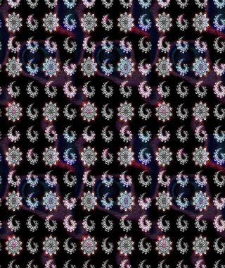 Halk tarzı. Modern çiçek arkaplanı. Parlak renkli çiçekleri ve siyah ve gri renkli yaprakları olan harika bir çiçek deseni. Moda baskıları için zarif bir şablon.