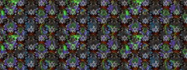 Küçük çiçekteki sevimli çiçek deseni. Siyah ve gri renkte çiçekler.