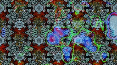 Nazik romantik baskı. Tatil havası. Raster güzel bir çiçek deseni çizmiş. Mavi ve siyah renkte çiçekler. Bahar mevsimi.