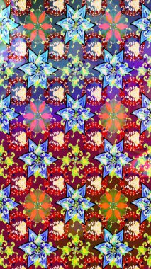 El çizimi Raster çizimi. Çizim çiçek deseni duvar kağıdı, web sitesi arka planı, ambalaj kağıdı, davetiye, broşür, afiş veya web sitesi için kullanılabilir. Karalama elementleri.