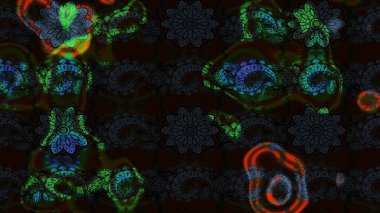 Siyah ve gri renkte çiçekler olan çiçek deseni çiz. Suluboya tarzında siyah ve gri renkte çiçekler.