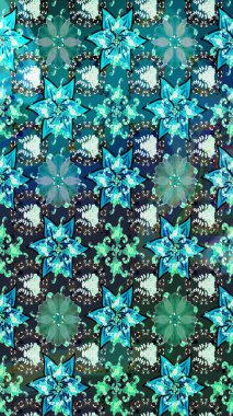 Çizim çiçek deseni duvar kağıdı, web sitesi arka planı, ambalaj kağıdı, davetiye, broşür, afiş veya web sitesi için kullanılabilir. Parlak elementlerin. El çizimi Raster illüstrasyonu.