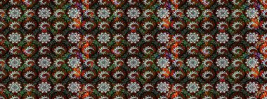 Çiçekli çiçek deseni, suluboya. Küçük çiçekte güzel bir çiçek deseni var. Raster deseni.