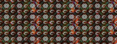 Çiçekli çiçek deseni, suluboya. Küçük çiçekte güzel bir çiçek deseni var. Raster deseni.