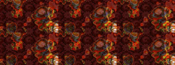 Raster Güzel kumaş deseni. Raster suluboya deseni, narin çiçekler, kahverengi ve kırmızı çiçekler, tebrik kartı şablonu..