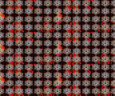 Moda baskıları için zarif bir şablon. Küçük renkli çiçekler. Motley illüstrasyonu. Robot resim. Çiçekli yaz çiçekleri. Küçük çiçekte şirin desenler.