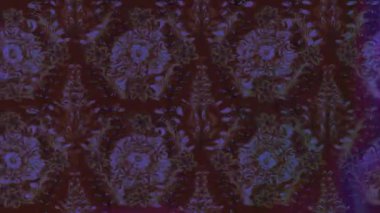 Renkli unsurlarla hareketli arka plan görüntüleri. Çiçekler. Eski model. Bayrak tarzı. Video kaydı. Şablon. Döngü. Kusursuz.. 