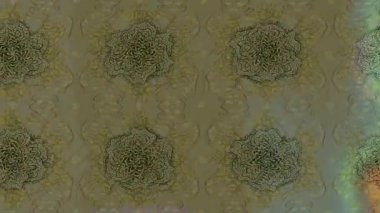 Renkli unsurlarla hareketli arka plan görüntüleri. Çiçekler. Eski model. Bayrak tarzı. Video kaydı. Şablon. Döngü. Kusursuz.. 