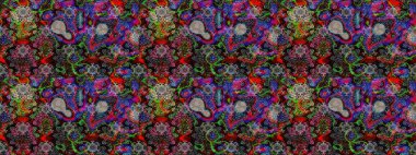 Çiçek tasarımı için inanılmaz bir kolaj cenneti tarzı. Çiçekli zambakların eskiz geçmişi. Parlak çiçekli kolaj çiçekleri siyah ve gri.