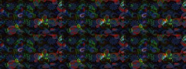 Eskiz geçmişi. Kumaş, tekstil, duvar kağıdı baskısı için. Eski usul. Miles Fleur, süslü püslü bir süs. Tomurcukları papatya çiçekleri olan sevimli bir çiçek deseni. Raster illüstrasyonu.