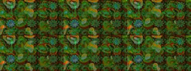 Etnik Mandala havlusu. Sınır Kızılderili çiçekli paisley patten. Tebrik kartı geçmişi, boyama kitabı, arkaplan ve tekstil için kullanılabilir. Taslak süsleme izi. Raster Henna tarzı.