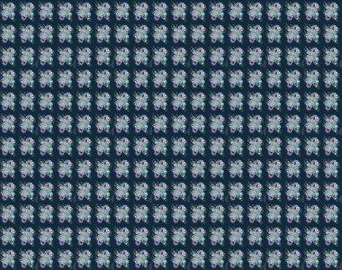 Manzaralı çiçek deseni. Çiçek kompozisyonu, el boyası, hassas şablon. Sevgililer günü ve tebrik kartı konsepti için şık bir davetiye. Üst görünüm, yumuşak mavi ve nötr renk.