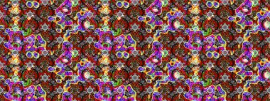 Gri ve kahverengi renkli çiçekler. Renkli Yaz Temalı eskiz kalıbı. Düz Çiçek Elementleri Tasarımı. Çiçekli retro deseni çiz.