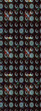 Güzel kumaş deseni. Küçük çiçekteki sevimli çiçek deseni. Raster illüstrasyonu. Güzel karalamalı çiçek deseni çiz..