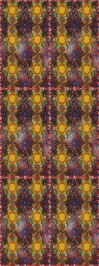 Güzel karalamalı çiçek desenli çizim. Raster illüstrasyonu. Güzel kumaş deseni. Küçük çiçekte sevimli çiçek deseni var..