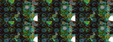 Güzel suluboya çiçekler, parlak resimler ilham verici ve kahverengi çiçek desenli eskiz arka planı. Raster..