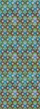 Karalama çiçekleri çizim kalıbı. Sanat, çiçeklere ilham verir ve arka plan bırakır. Yeşil el çizimi desen. Raster deseni.