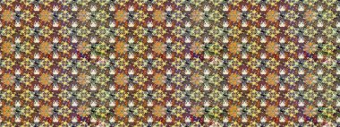 Raster illüstrasyonu. Küçük çiçekteki sevimli çiçek deseni. Çizim.