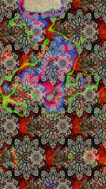 Motley illüstrasyonu. Gri ve nötr çiçekli bahar çiçekleri. Moda baskıları için zarif bir şablon. Küçük çiçekte güzel bir desen. Küçük renkli çiçekler..