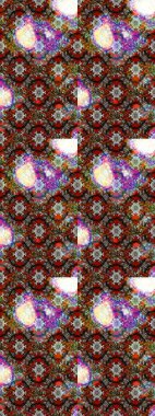 Halk tarzı. Parlak renkli çiçekleri ve kahverengi ve gri renkte yaprakları olan harika bir çiçek deseni. Moda baskıları için zarif bir şablon. Modern çiçek arkaplanı.