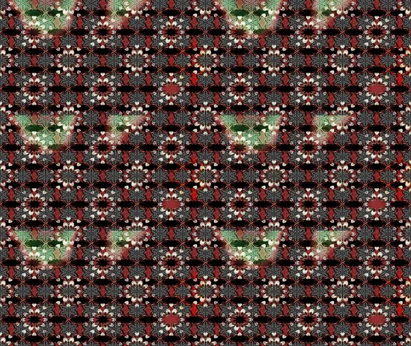 Raster Henna dövme stili. Etnik Mandala süsü. Kızılderili desenli desenli desenli şal deseni. Tekstil, tebrik kartı, boyama kitabı, telefon kılıfı baskısı için kullanılabilir.