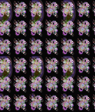 Paketleme, tekstil, duvar kâğıdı için çiçek eskizi. Klasik çiçek desenli. Yumuşak pamuk tasarımı. Raster 'ın taze dokusu. Yumuşak kiremit.