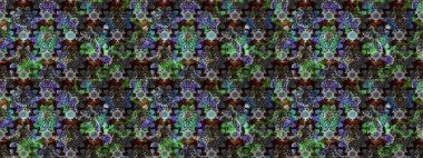 Güzel suluboya yaz çiçekleri deseni..