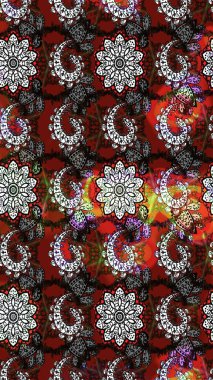 Karşılama ya da düğün geçmişi olarak kullanılabilir. Gri ve kırmızı lale çiçekli Raster eskiz deseni. Doğal kozmetik ürünleri, parfüm, çiçekçi dükkanı için bahar ihalesi tasarımı. Paket kağıdı için en iyisi..