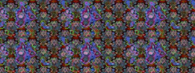 Çiçekler suluboya tarzında siyah ve nötr renklerde. Siyah ve nötr renkte çiçekler olan çiçek deseni çiz.