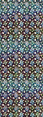 Klasik tropikal doğal elementlerin suluboya seti. Raster illüstrasyonu. Egzotik çiçekler, botanik parlak klasik mavi ve nötr renkler.