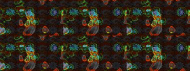 Raster Moda kumaş deseni. Şirin çiçekler. Çizgi çizimi deseni.