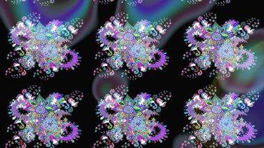 Suluboya etkisi. Botanik çizim kalıbı. Organik elementler. Raster deseni.