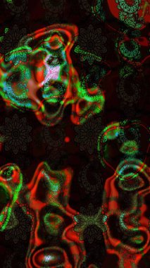 Tatil havası. Raster güzel bir çiçek deseni çizmiş. Siyah ve kahverengi renkte çiçekler. Nazik romantik baskı. Bahar mevsimi.