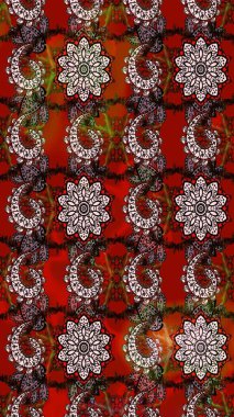 Yumuşak fayans. Raster 'ın taze dokusu. Paketleme, tekstil, duvar kâğıdı için çiçek eskizi. Yumuşak pamuk tasarımı. Klasik çiçek deseni.