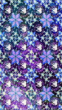 Renkli Bahar Teması eskiz kalıbı. Çocuk stili. Çiçekli eskiz arkaplanı. Düz Çiçek Elementleri Tasarımı.