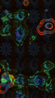 Suluboya tarzında siyah ve gri renkte çiçekler. Siyah ve gri renkte çiçekler olan çiçek deseni çiz.